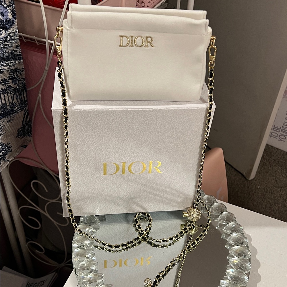 Dior Pouch with Adjustable Chain Strap - Picture 6 of 10